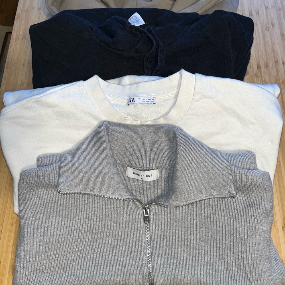 Men's Bundle Zara/Adidas/Mind Bridge/Style Korean size:L